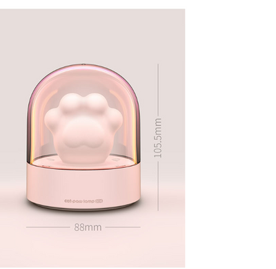 Lámpara Musical Infantil con Forma de Patita de Gato - Luz Nocturna USB Recargable - Image 12