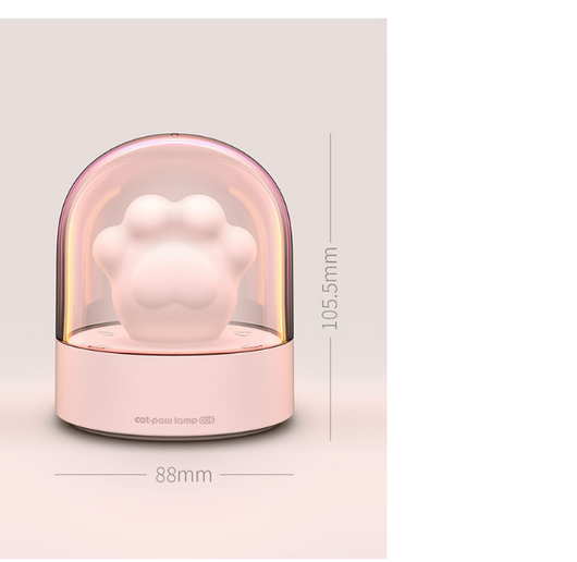 Lámpara Musical Infantil con Forma de Patita de Gato - Luz Nocturna USB Recargable - Image 12