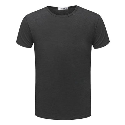 Camiseta Slim Fit Cuello Redondo Manga Corta para Hombre - Image 5