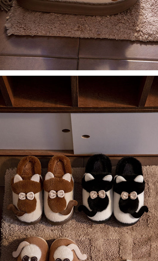 Pantuflas Felinas Esponjosas - Cómodas Zapatillas Peluche para Casa Invierno - Image 16