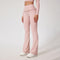 Pantalones Yoga Levantacaderas de Cintura Alta con Encaje Nude