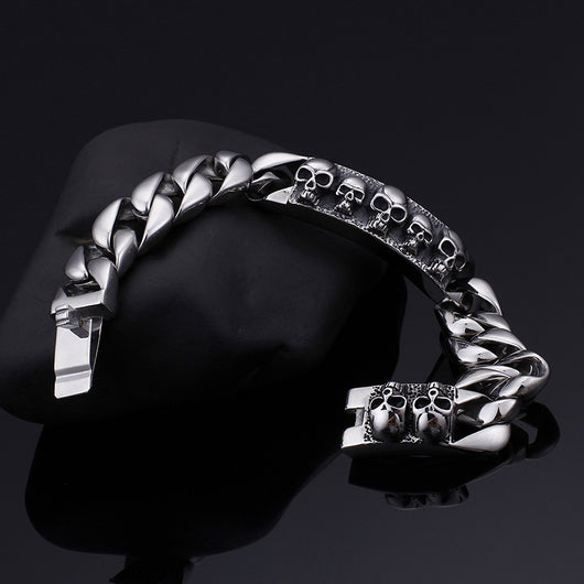 Pulsera de Calavera Personalizada - Diseño Minimalista - Image 3