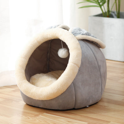 Cama Felina Térmica Multiestación - Diseño Cerrado para Todas las Estaciones - Image 3