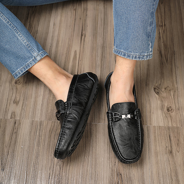 Zapatos Casual Huecos Coreanos para Hombre - Estilo Trendy y Transpirable