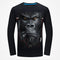 Men's 3D Printed Long Sleeve T-Shirt