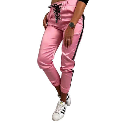 Pantalones Trendy con Costuras de Contraste - Image 6