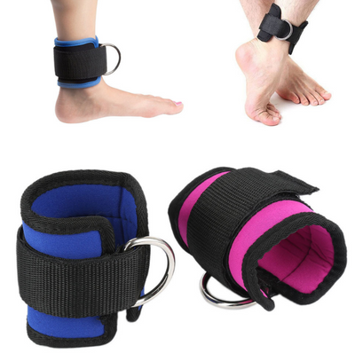 Pesas de Tobillo Ajustables con Hebilla D-Ring para Entrenamiento de Fuerza - Image 2