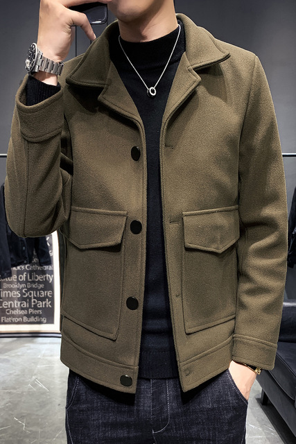 Abrigo Corto Slim Fit para Hombre - Colección Otoño Invierno - Image 4