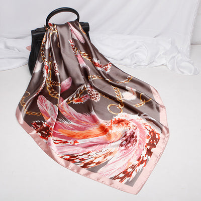 Pañuelo de Seda Estampado Digital Cuadrado - Image 3