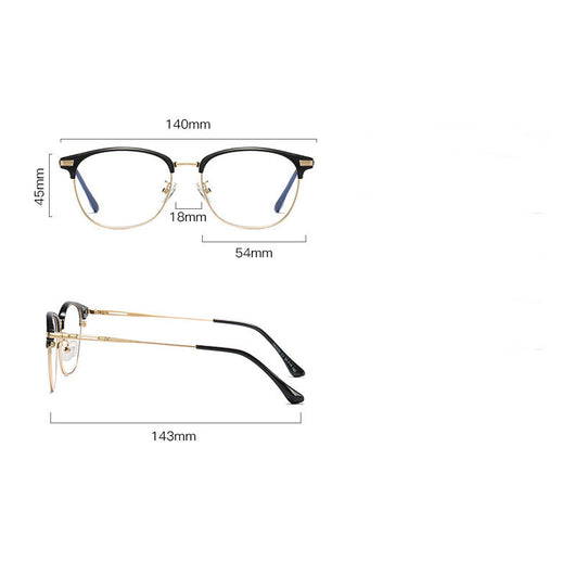 Gafas Retro Azul Luz para Hombre y Mujer - Image 4