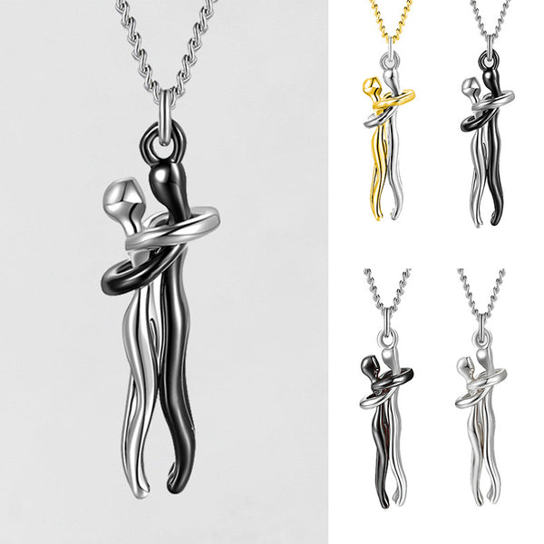 Collar Abrazo de Amor - Joyería Unisex para Parejas