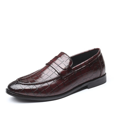 Zapatos Casuales de Cuero para Hombre con Patrón Moderno - Image 7