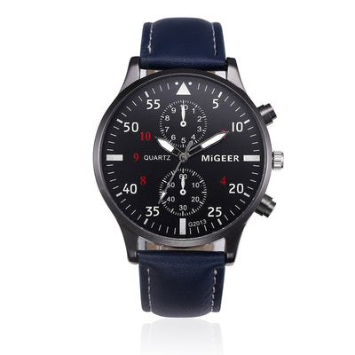 Reloj Retro Hombre Correa Cuero PU Diseño Casual Analógico Cuarzo - Image 10