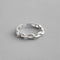 Anillo Abierto de Cadena Fina Calada para Mujer