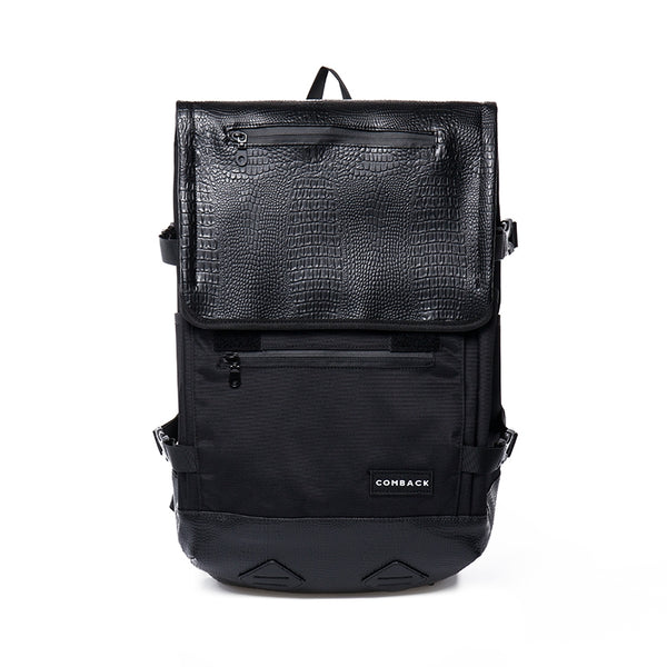 Mochila Escolar de Cuero Negro para Mujer - Image 10