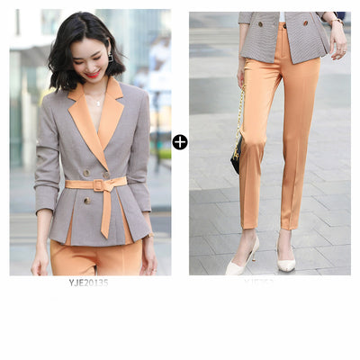 Traje Profesional Mujer Unicolor Poliéster Premium - Image 14