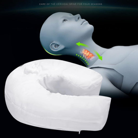 Almohada Ergonómica para Dormir de Lado - Soporte Cervical y Espinal