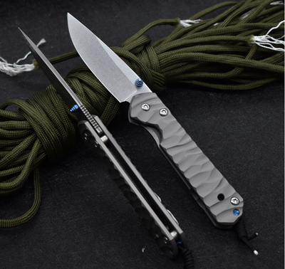 Cuchillo Plegable Táctico Damascus de Acero Inoxidable para Camping y Supervivencia - Image 11