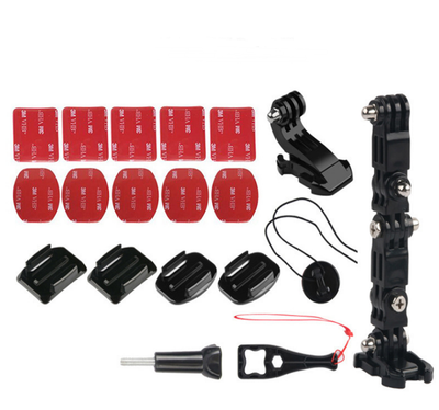 Soporte de Casco para Cámara GoPro Hero 4/5/6 - Montaje Deportivo para Motocicleta