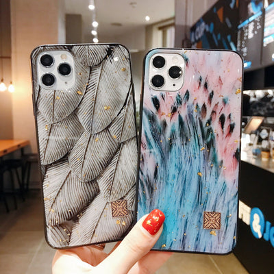 Funda Flamingo Plumas Viento Frío para Celular - Image 9