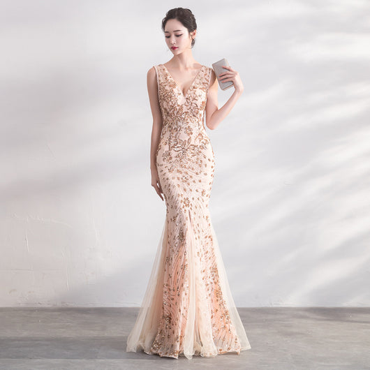 Vestido Largo Cola de Pez Elegante - Image 16