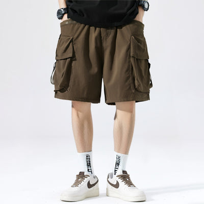 Pantalones Cortos Sueltos Japoneses con Bolsillos Grandes para Hombre - Image 47