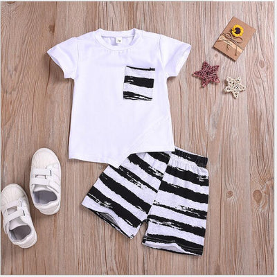 Conjunto Casual de Verano para Niño: Camiseta y Pantalones Cortos - Image 14