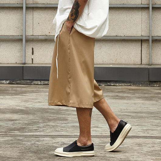 Pantalones anchos con cintura elástica - Image 3