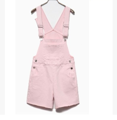 Overol Denim Colorido para Mujer - Jumpsuit de Tirantes - Image 3