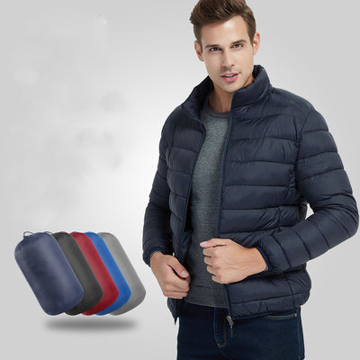 Chaqueta Acolchada Ligera y Cálida para Hombre - Invierno