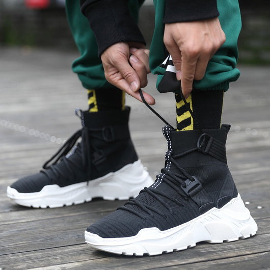 Zapatillas Deportivas Casuales Transpirables para Hombre - Estilo Hip Hop Otoño - Image 4