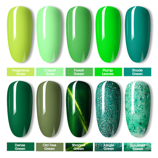 Gel de Manicura Fotopolimerizable Verde Verano - Image 4