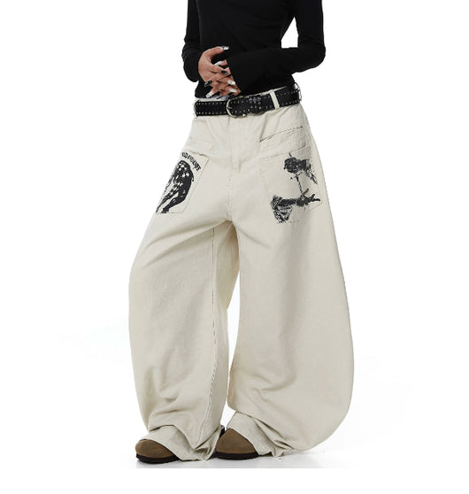 Pantalones Casuales Unisex con Bolsillos Invertidos y Diseño de Cuchilla Curva - Image 7