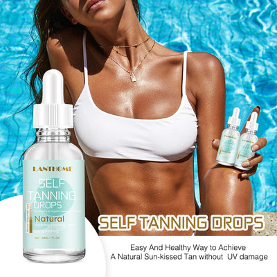 Loción Bronceadora Nutritiva 30ml - Autobronceante con Aceite Negro y Trigo