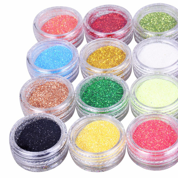 Kit de Decoración de Uñas 3D con 24 Colores