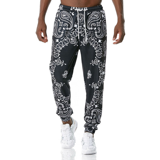 Pantalones de jogging estampados - Comodidad casual para el día a día - Image 19