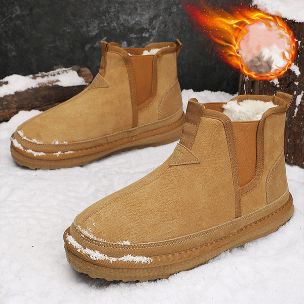 Botas Térmicas de Invierno para Hombre - Zapatos Deportivos Cálidos Tipo Tobillero
