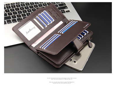Billetera Larga Multifunción para Hombre - Cartera Organizadora con Monedero - Image 3