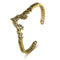 Vintage openwork pattern lace bracelet Bronze