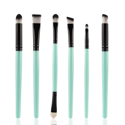 Set de 6 Brochas de Maquillaje Profesional para Ojos, Cejas y Labios - Image 6