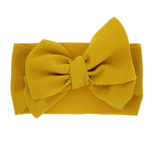 Diadema con Moño para Recién Nacido - Colores Sólidos - Image 27