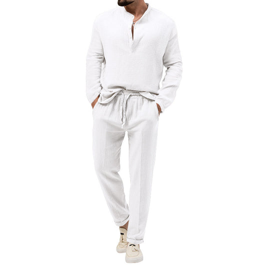Conjunto Casual de 3 Piezas: Camiseta Manga Larga, Camisa y Pantalones - Image 19