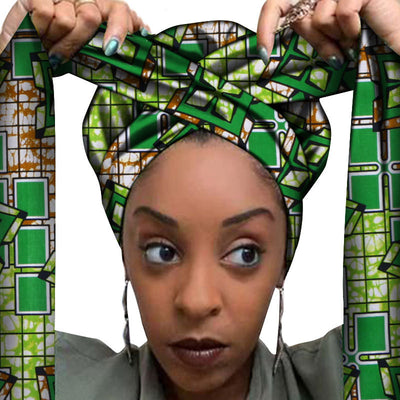 Accesorios para el cabello con estampados africanos - Image 11