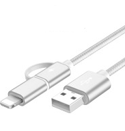 Cable Cargador Rápido 2 en 1 USB Type-C y Micro USB 100cm 2A para Huawei Mate y Honor - Image 11