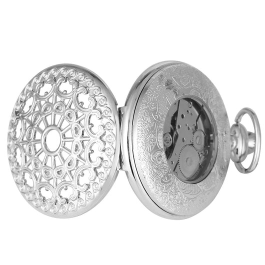 Reloj de Bolsillo Mecánico con Números Romanos - Image 4