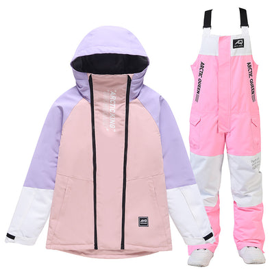 Pantalones de Esquí Impermeables para Mujer con Doble Capa Térmica - Image 19