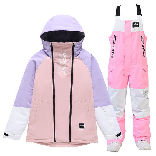 Pantalones de Esquí Impermeables para Mujer con Doble Capa Térmica - Image 19