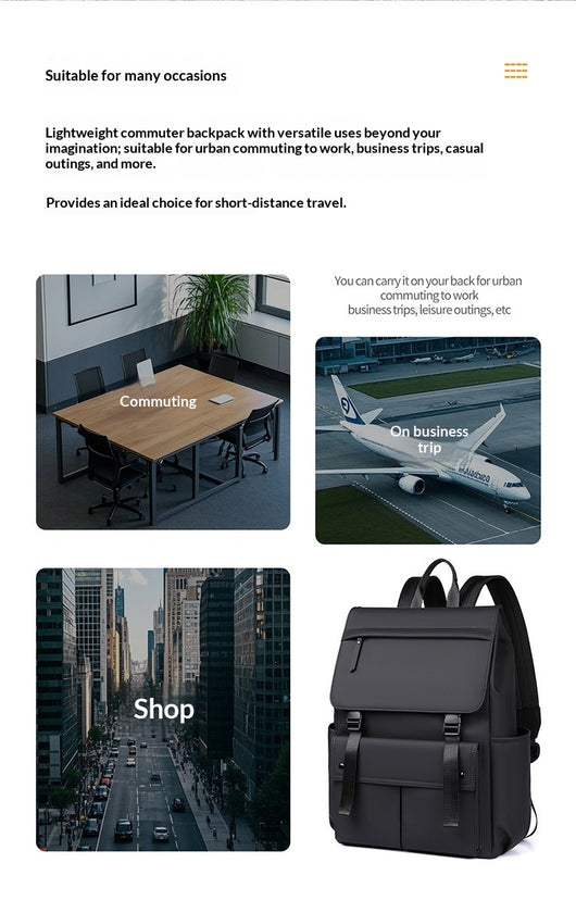 Mochila Minimalista para Hombre - Diseño Casual y Versátil - Image 12