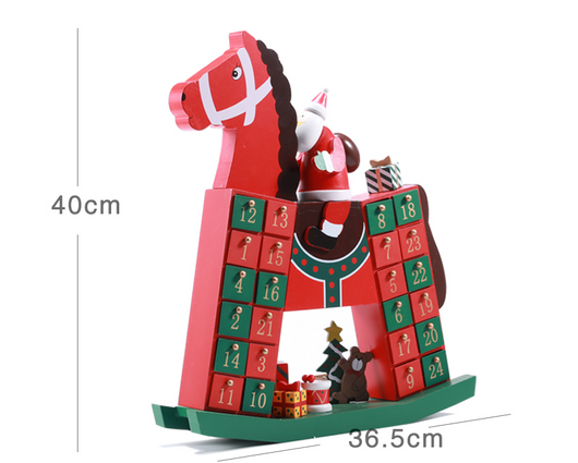 Calendario Navideño de Madera - Decoración Festiva - Image 19