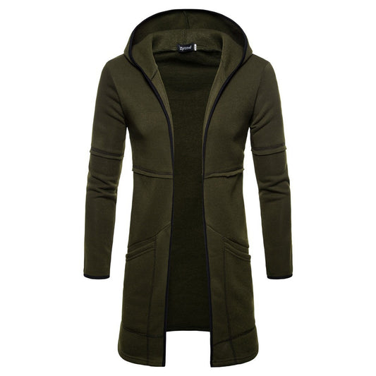 Cardigan con Capucha y Bolsillos